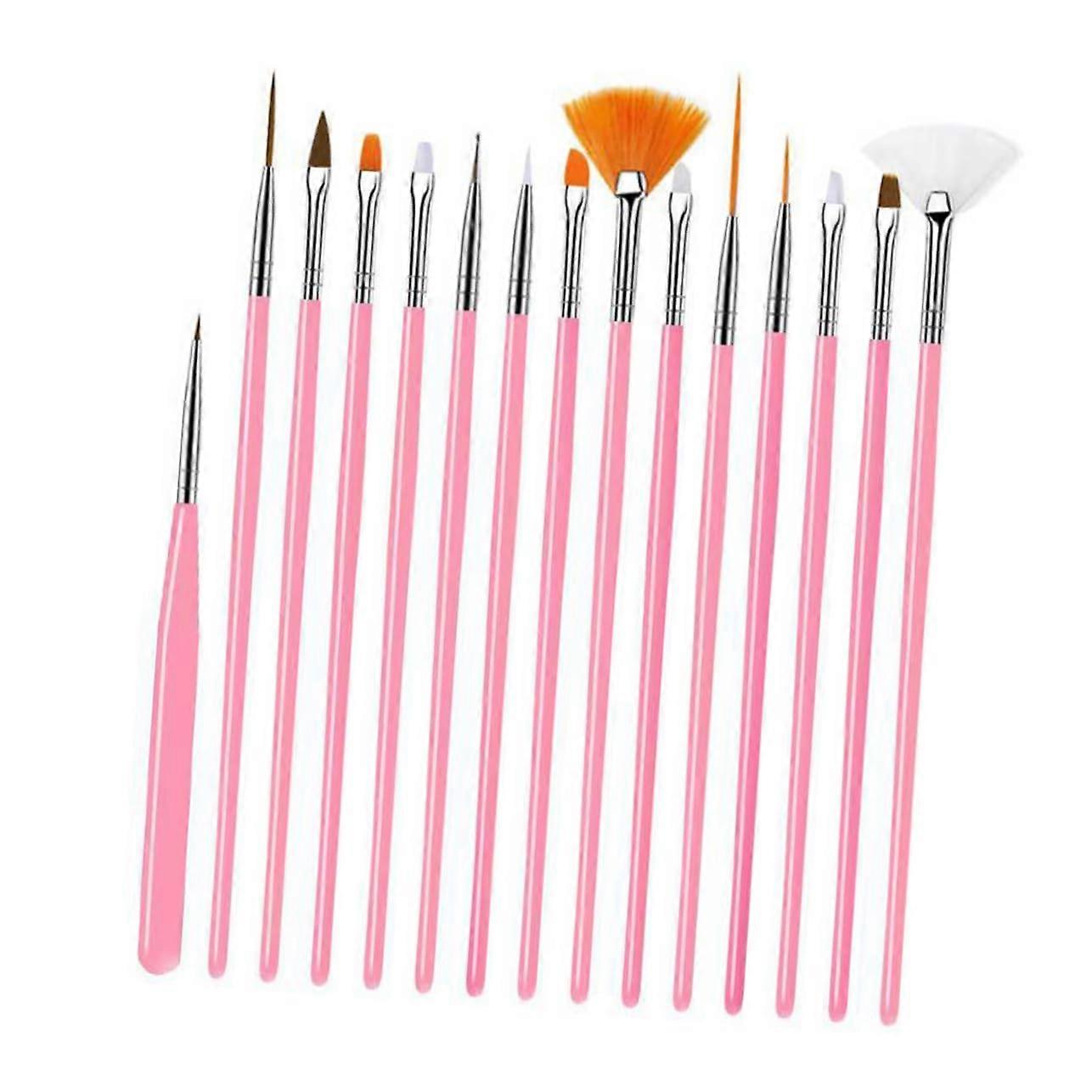 Complete Professional Nail Art Kit with Precision Liner Brushes and Colored Pens for Creative Designs