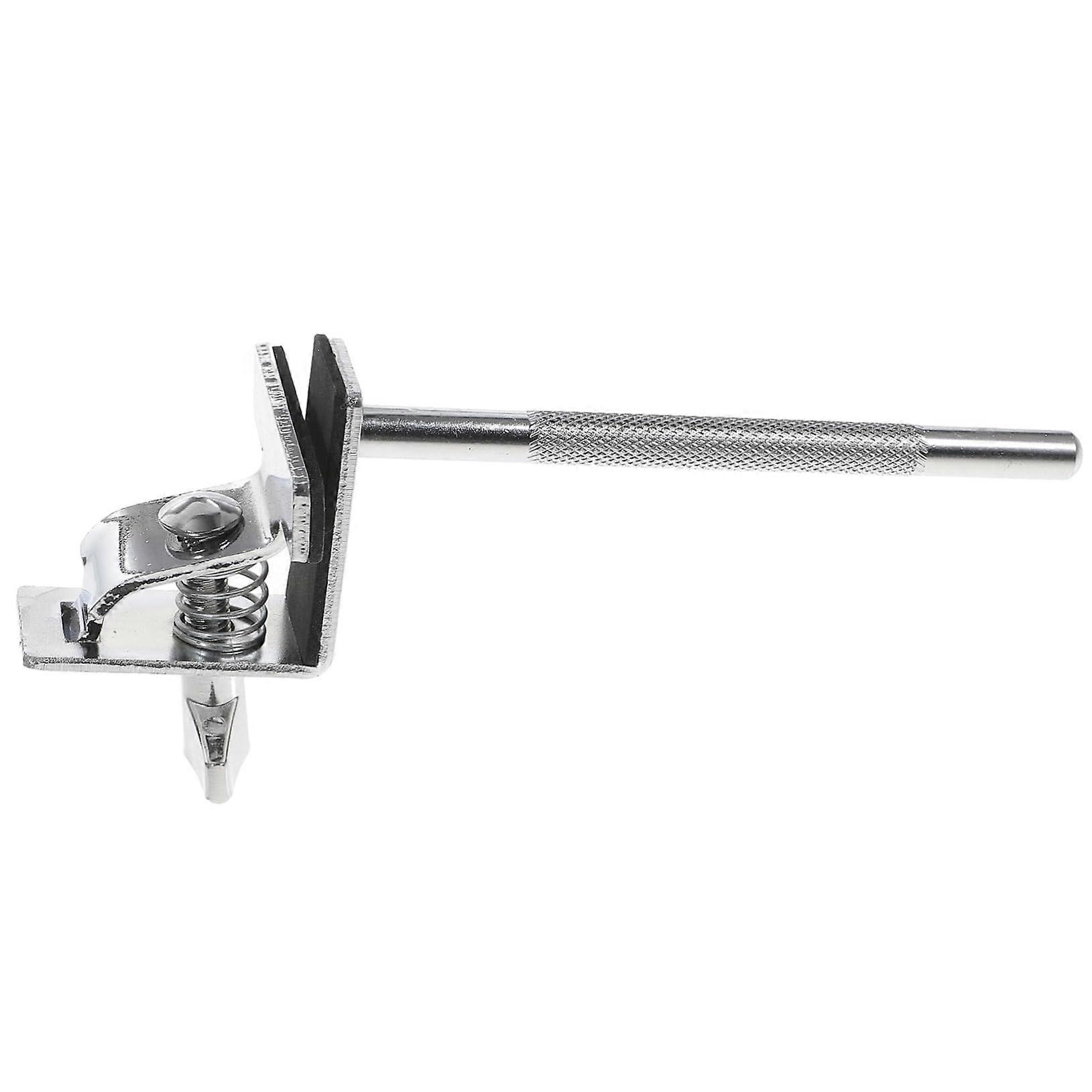 Drum Cowbell Clamp with Secure Mounting Bracket for Bass Drum Hoop and Versatile Percussion Use