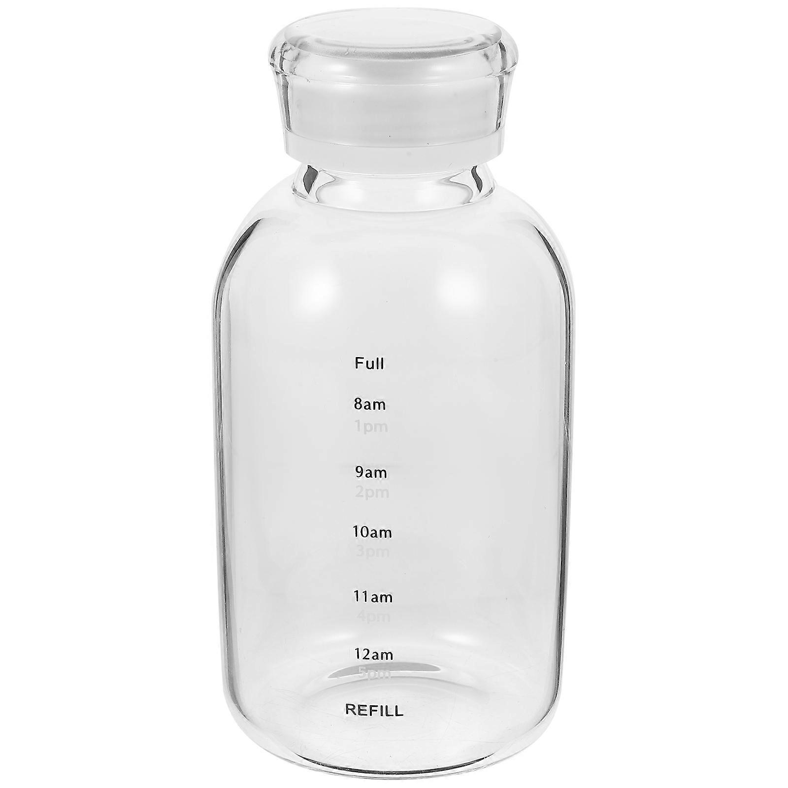 Reusable Glass Coffee Cup with Straw for Storage 1Set