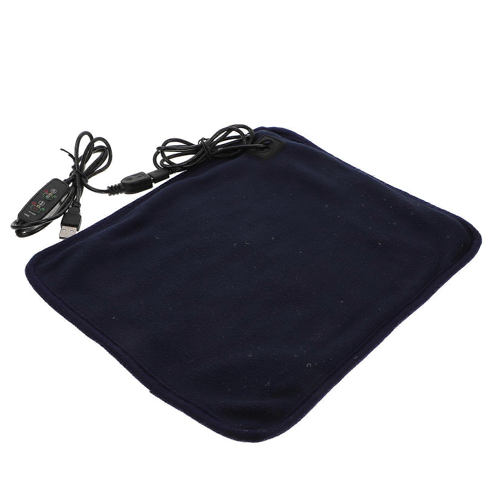 USB Heating Pad Turtle Heating Mat for Pet Using 1Pcs Winter Warm Navy Polyester