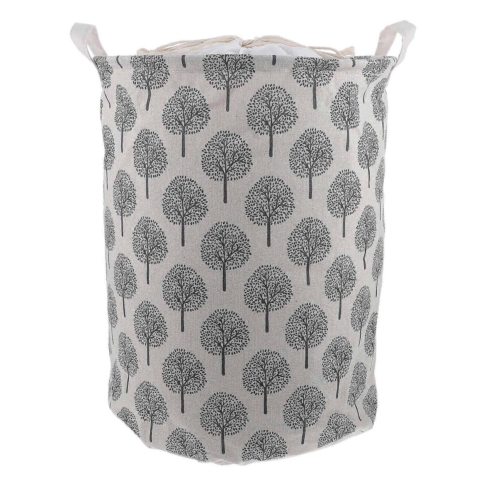 Foldable Laundry Basket Cotton Fabric Organizer for Storage