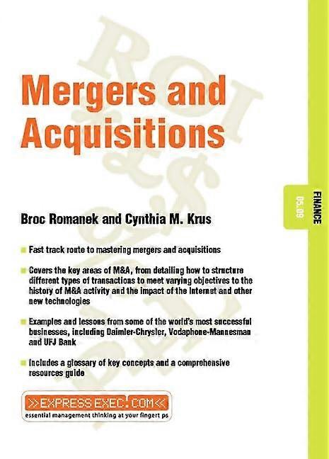 Fusions et Acquisitions finances 05.09