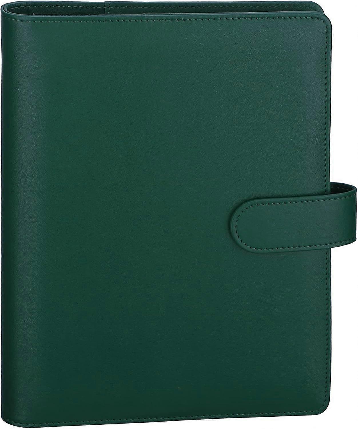 A5 Notebook Binder 6 Ring Planner Binder for A5 Refill Paper. PU Leather
