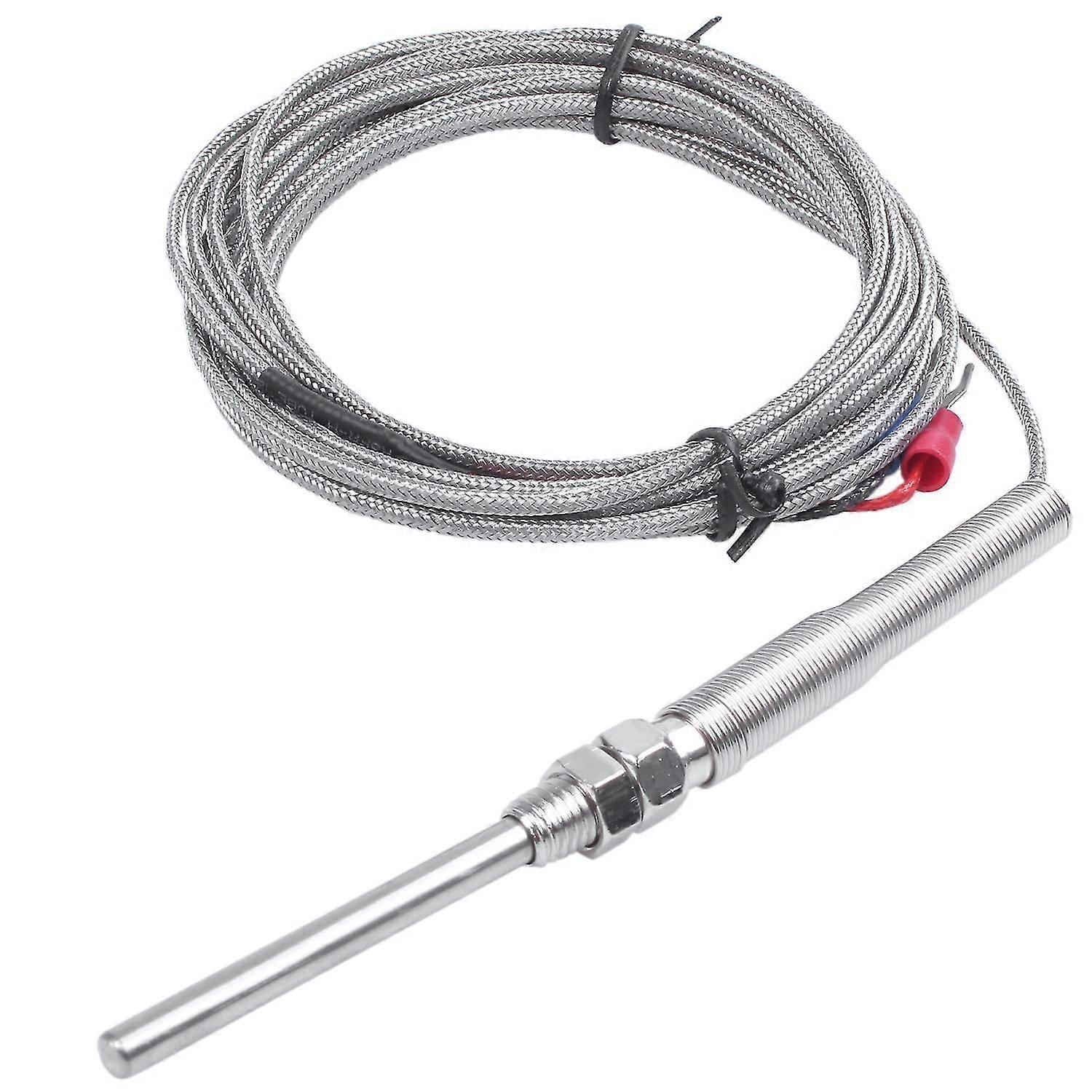 K Type 50x5mm 800c Probe Thermocouple Temperature Sensor Cable 9.8ft 3