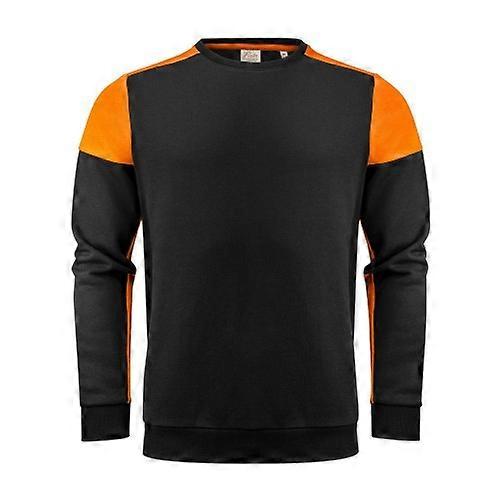 Printer PRIME Mens Contrast Crew Neck Sweatshirt