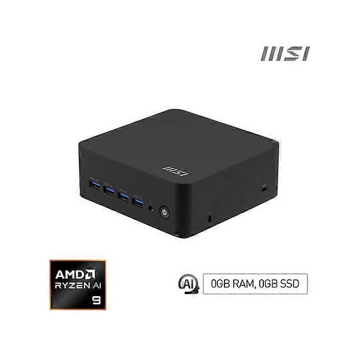 Mini PC Barebone - MSI - Cubi Z AI 8M-004BEU - AMD Ryzen 9 - 64 Go RAM - Wi-Fi 6E