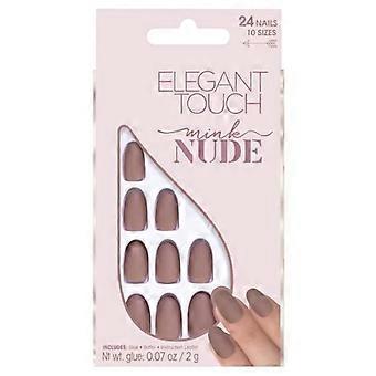 Unghie finte adesive ELEGANT TOUCH color visone nude - Manicure/Pedicure