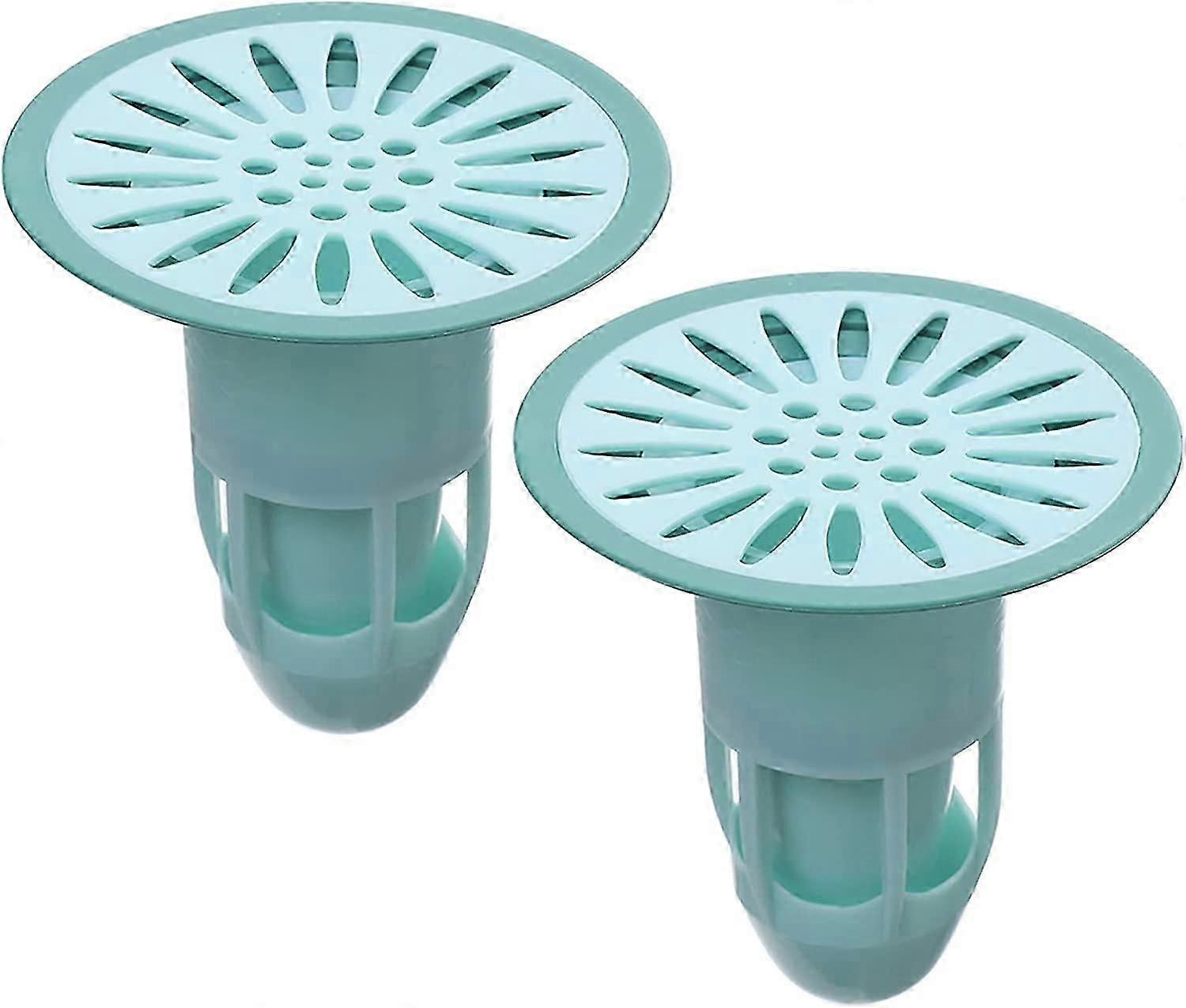 2pc Shower Floor Drain Backflow Preventer Valve Sewer Core,Green