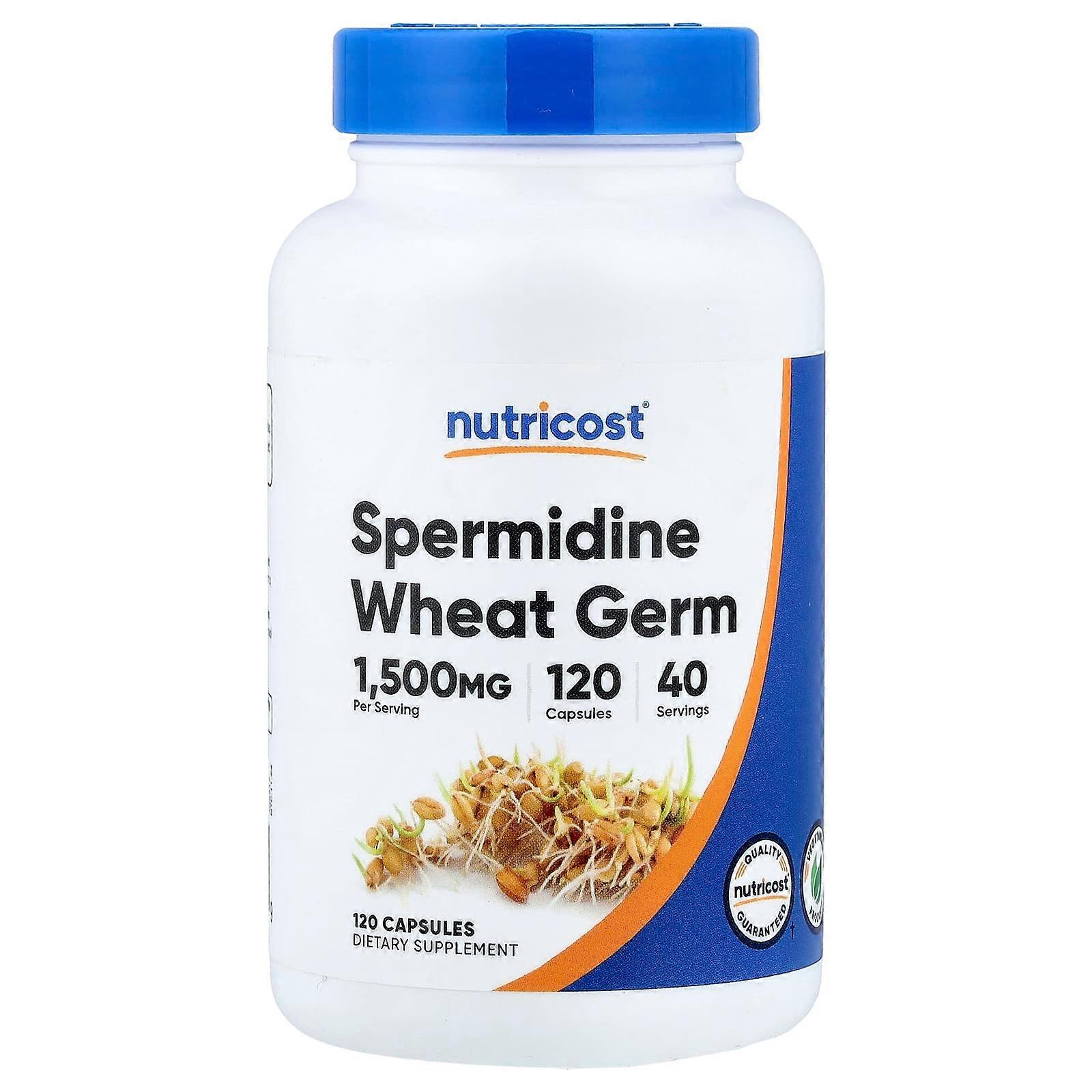 Nutricost, Spermidine Wheat Germ, 120 Capsules