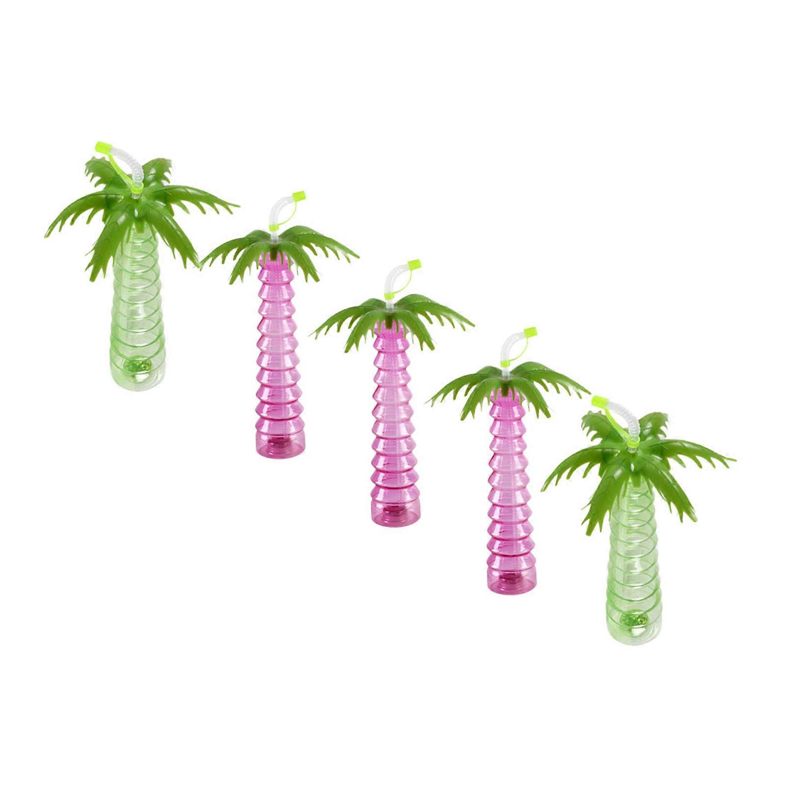 5Pcs Multi-Function Straw Cup for Children Supply Portable Water Bottle