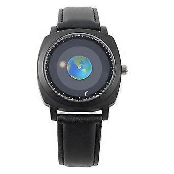 YAZOLE 588 Men Watch Earth Sun Moon Pointer Quartz Watch
