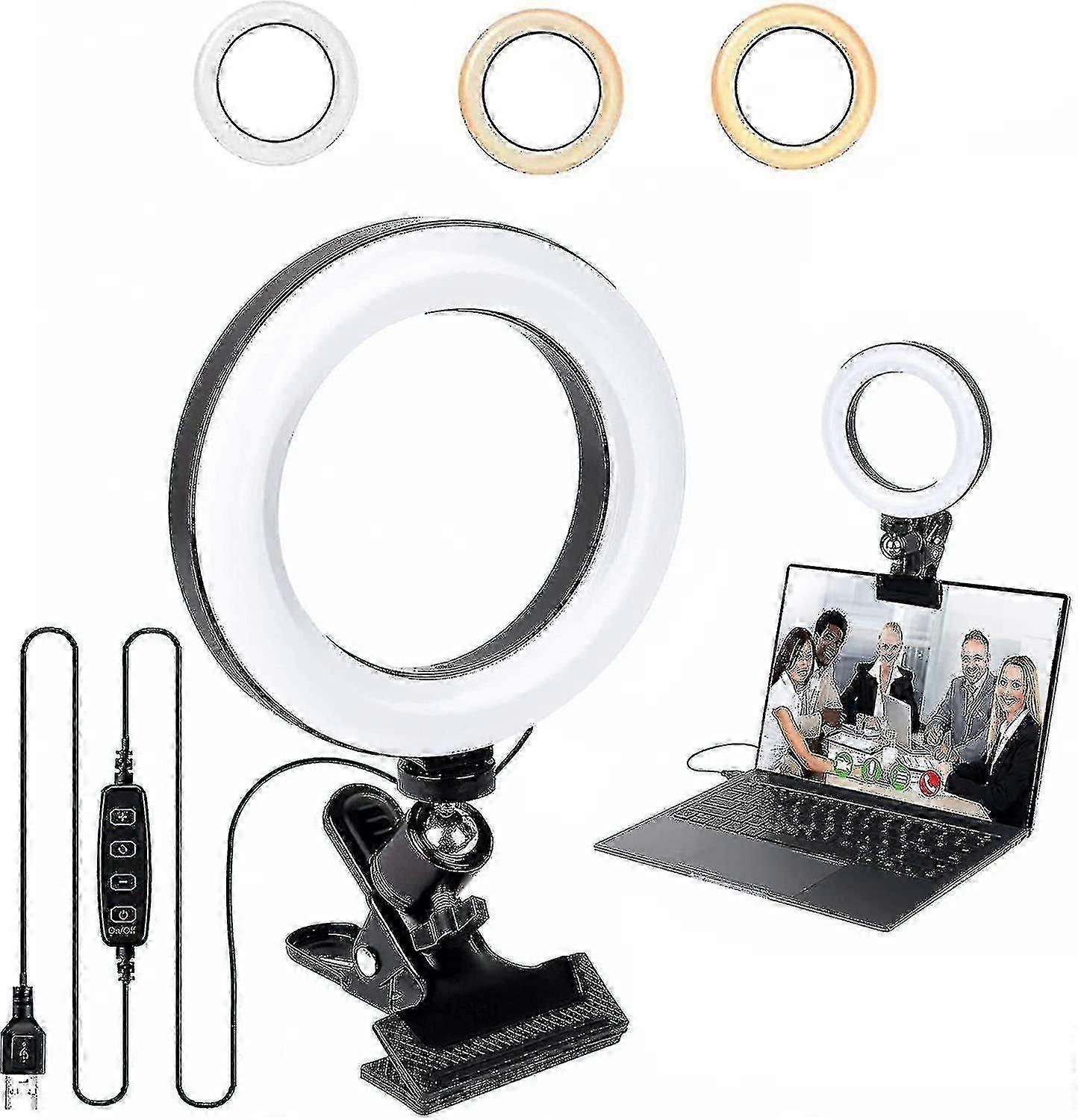 Luz de anillo de videoconferencia