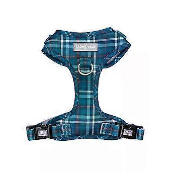 Dog Harness Small To Large Dogs, Blue Harness For Dogs, Tartan Harness