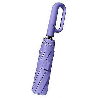 Compact 36" Travel Umbrella, 9.8" Folded, One-Touch Auto Open, Ideal compatible withCommuting & Daily Carry — Compatible with Backpacks