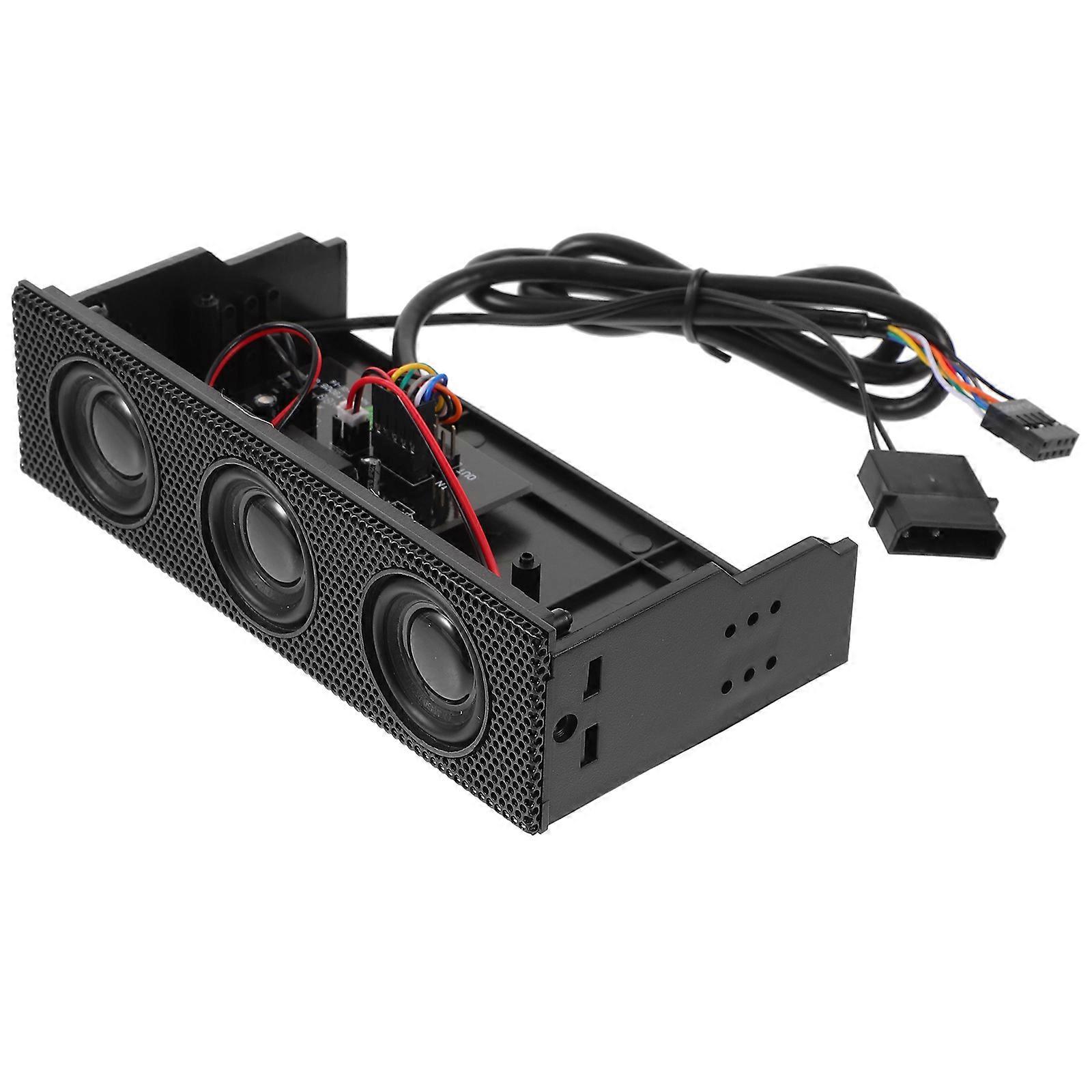Practical Stereo Speaker PC Front Panel Computer Case Music Speaker Computer Accessory