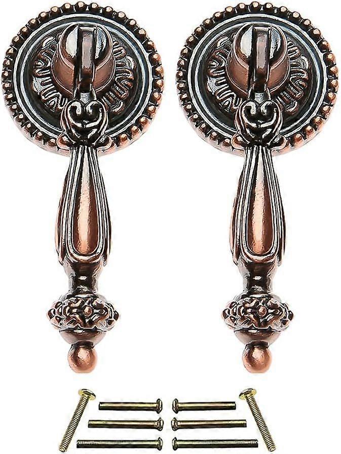 2Pcs Drawer Pull European Style Hanging Design Handle Cabinet Drawer Door Drop Pull Knobs