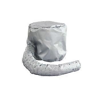 Bonnet chauffant portable pour salon de coiffure avec capuche réglable et long tuyau flexible.