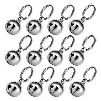 Pet Bell Pendant Lightweight Cat Bell for Outdoor Activities 12Pcs