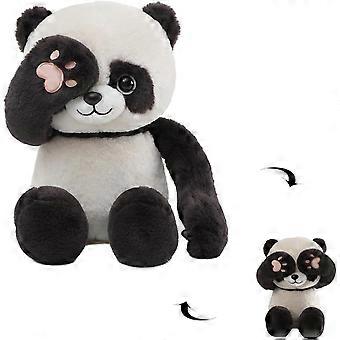 Baby Panda Stuffed Animals, 16" Soft Plush Panda Toy Cute Interactive Hide and Seek Plush Toys Newborn Shower Birthday Gifts for Girl Boy Kid