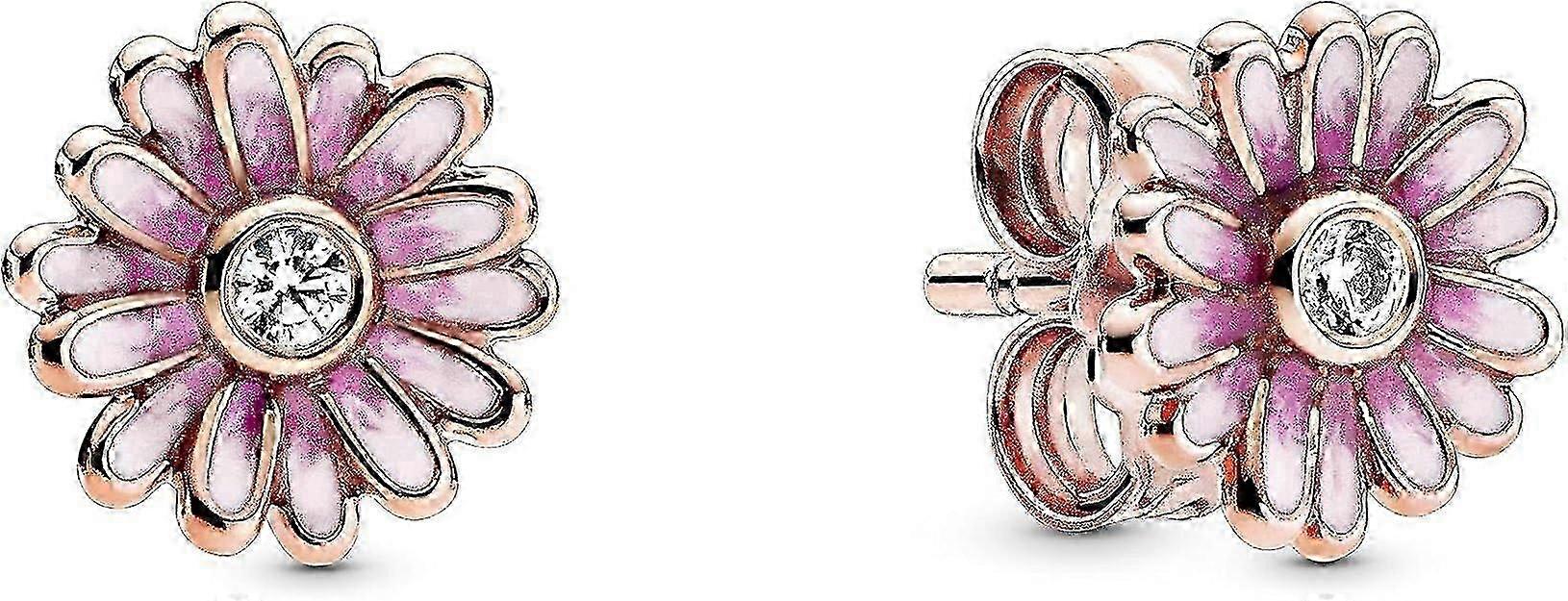 Rose Ear Studs "daisy" Rose Gold Plated