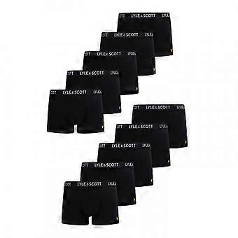 Lyle & Scott Mens Plain Boxer Briefs (Pack of 10)