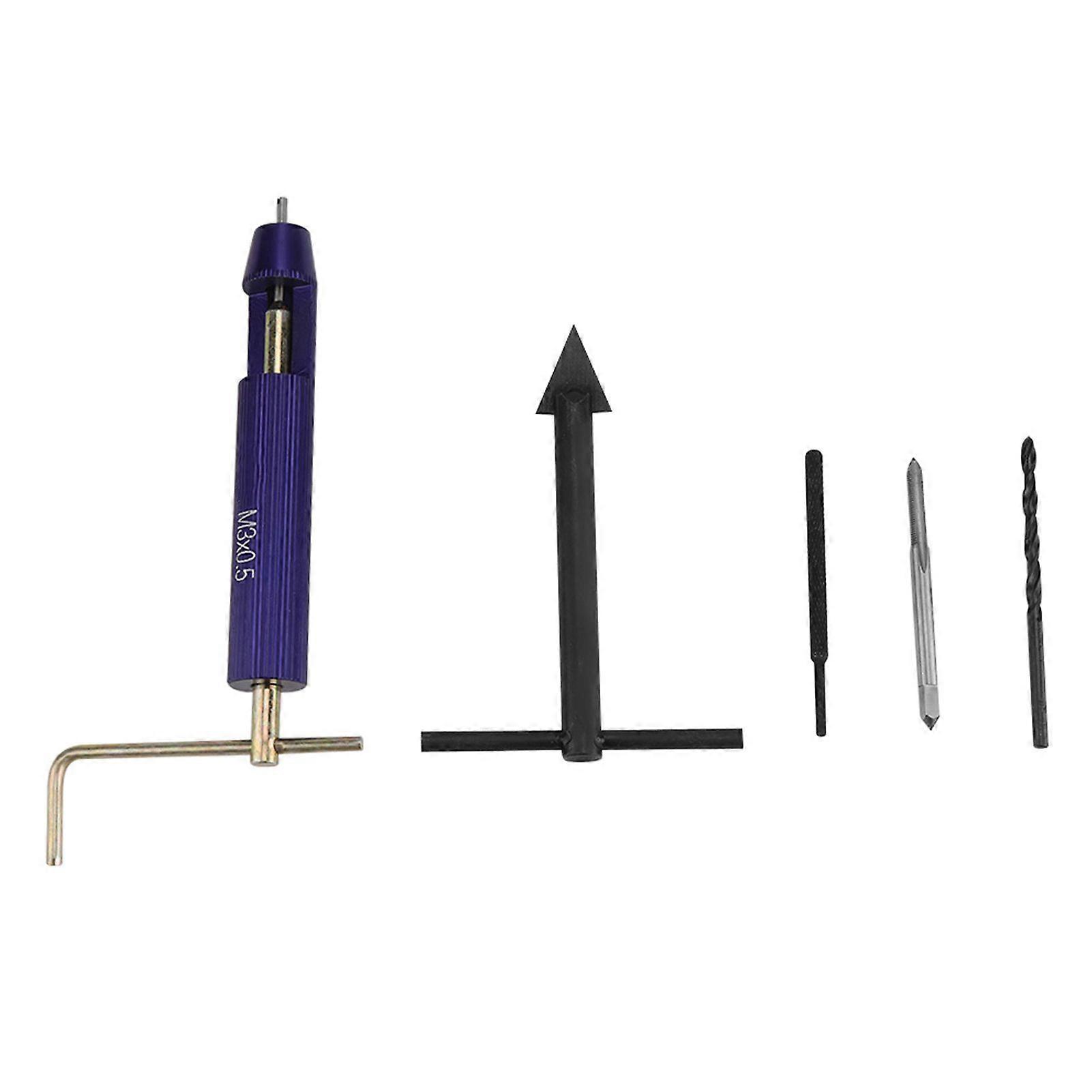 M3 Stainless Steel Wire Thread Insert Combination Tool Set Thread Repair Kit