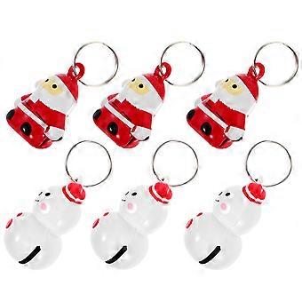 Christmas Pet Collar Bell Accessories for Decoration 30Pcs Assorted Color Copper