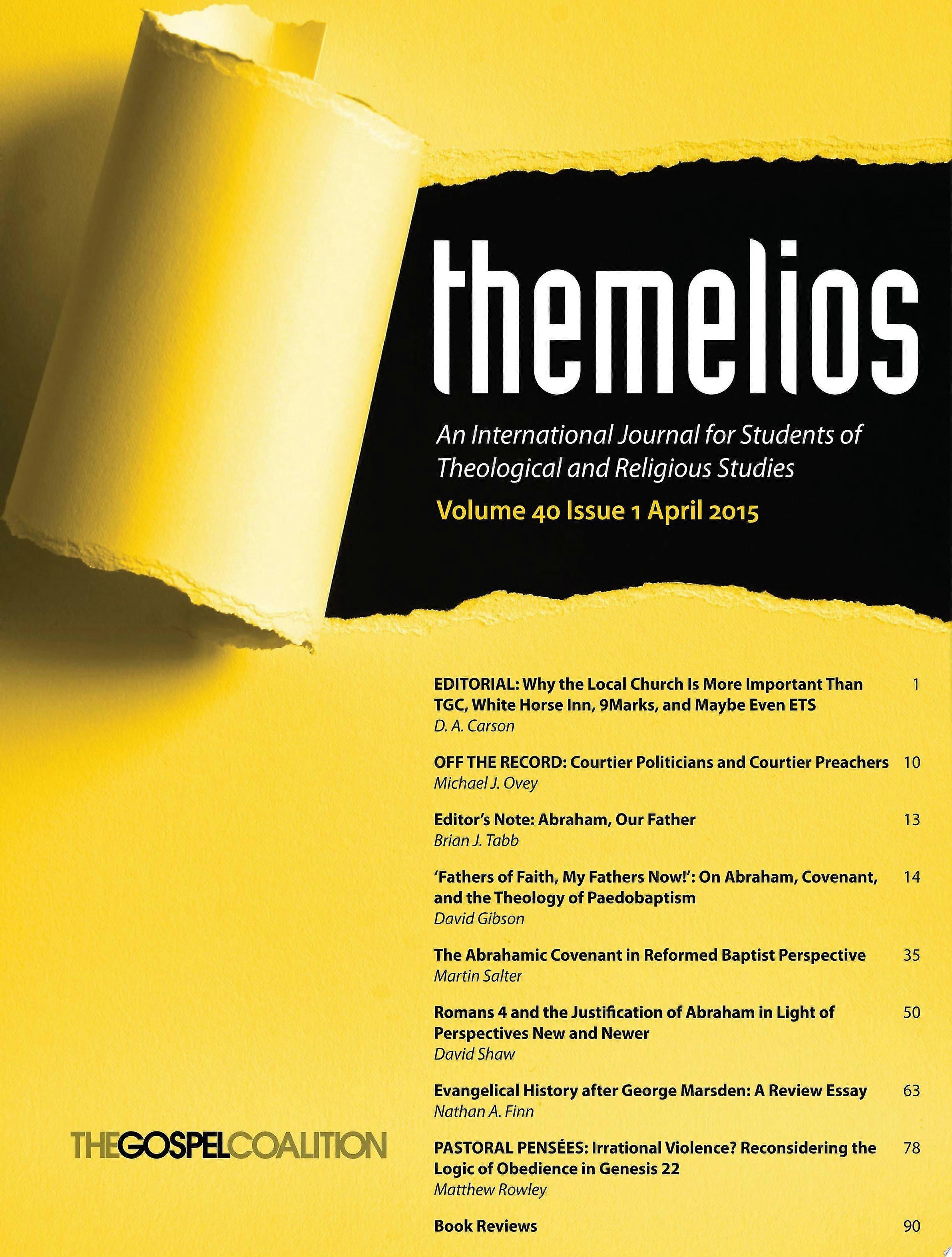Themelios, volume 40, issue 1
