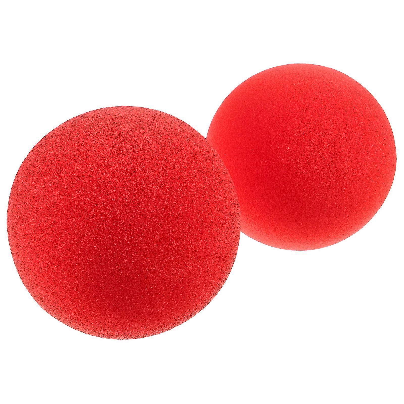 Red Sponge Balls Classical Sponge Balls for Magic Tricks 2Pcs