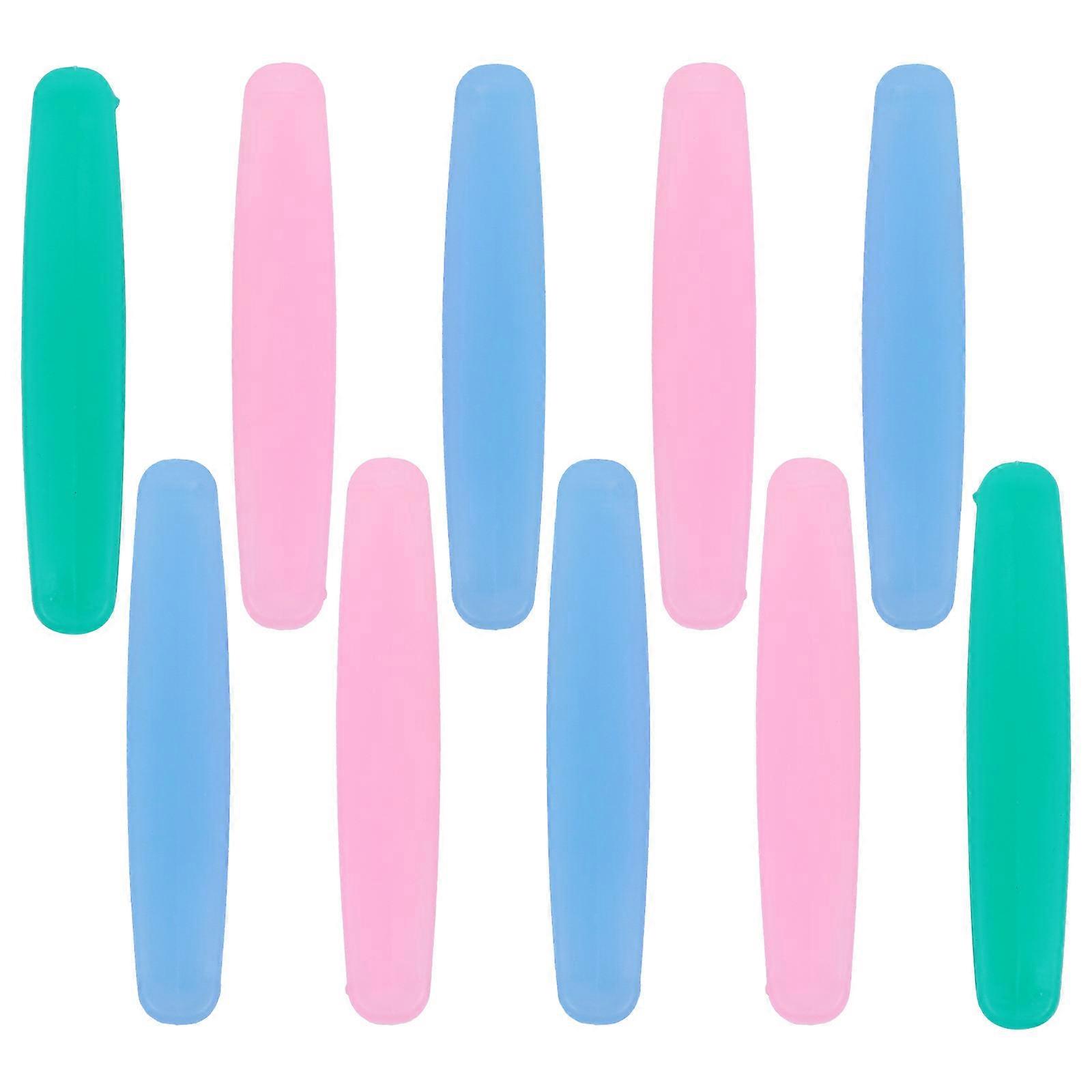10Pcs Practical Toothpaste Squeezer Luminous Toothpaste Extruder (Randpm Color)