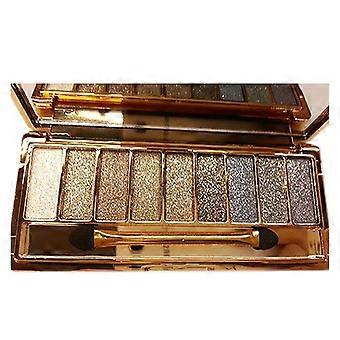 Nude Eyeshadow Palette - Versatile Matte and Glitter Shades for Everyday and Event Makeup