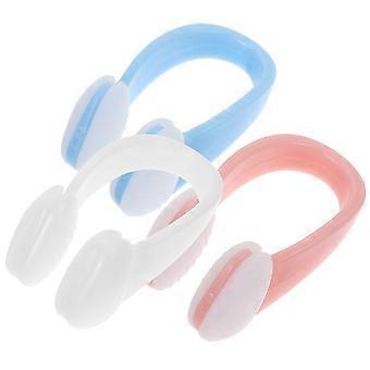 Swimming Nose Clips for Kids and Adults 3Pcs Silicone for Water Protection