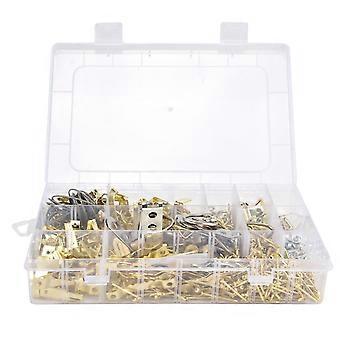520 Pcs Hanging Picture Hook Boxed European Style Suspend Hanger Combination for Wall Paintings Clocks Mirrors
