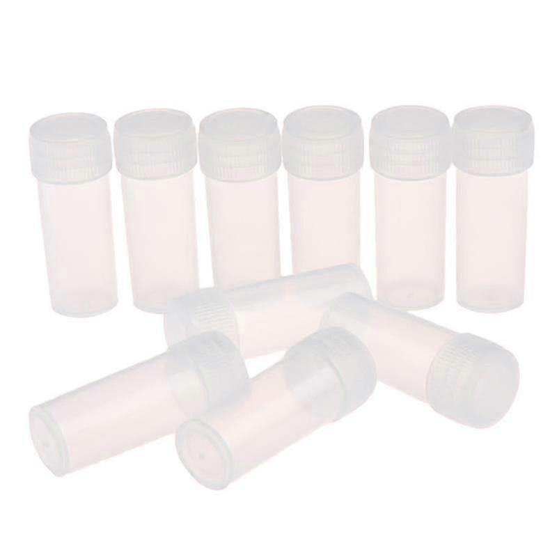 100pcs 5ml plastic test tubes for school experiments