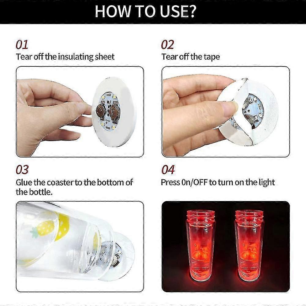 led coaster for bar party drinks