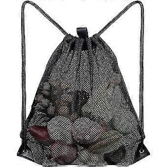 Adjustable Swimming Mesh Drawstring Bag Sports Equipment Beach Gym