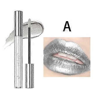 Metallic Glitter Liquid Lipstick, Lip Gloss for Eyes and Lips Makeup, Highly Pigmented smudge-proof Not Stick Cup Matte Lipstick