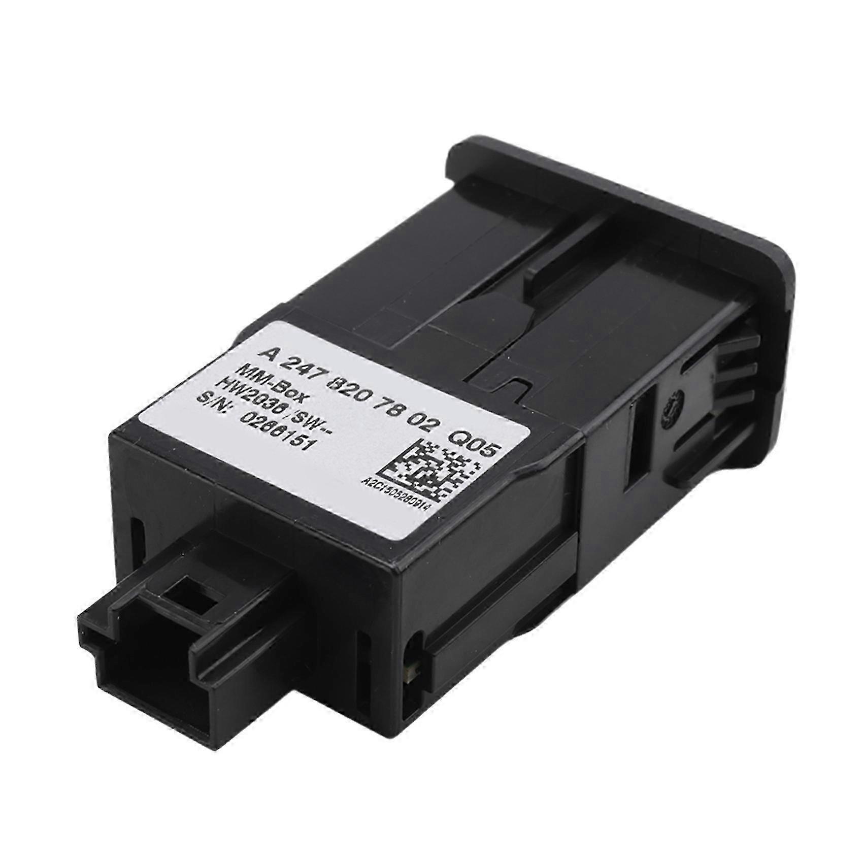 Car USB Input Adapter Audio Radio U-Disk Socket Interface compatible with W247 W177 X243 USB Socket A2478207802