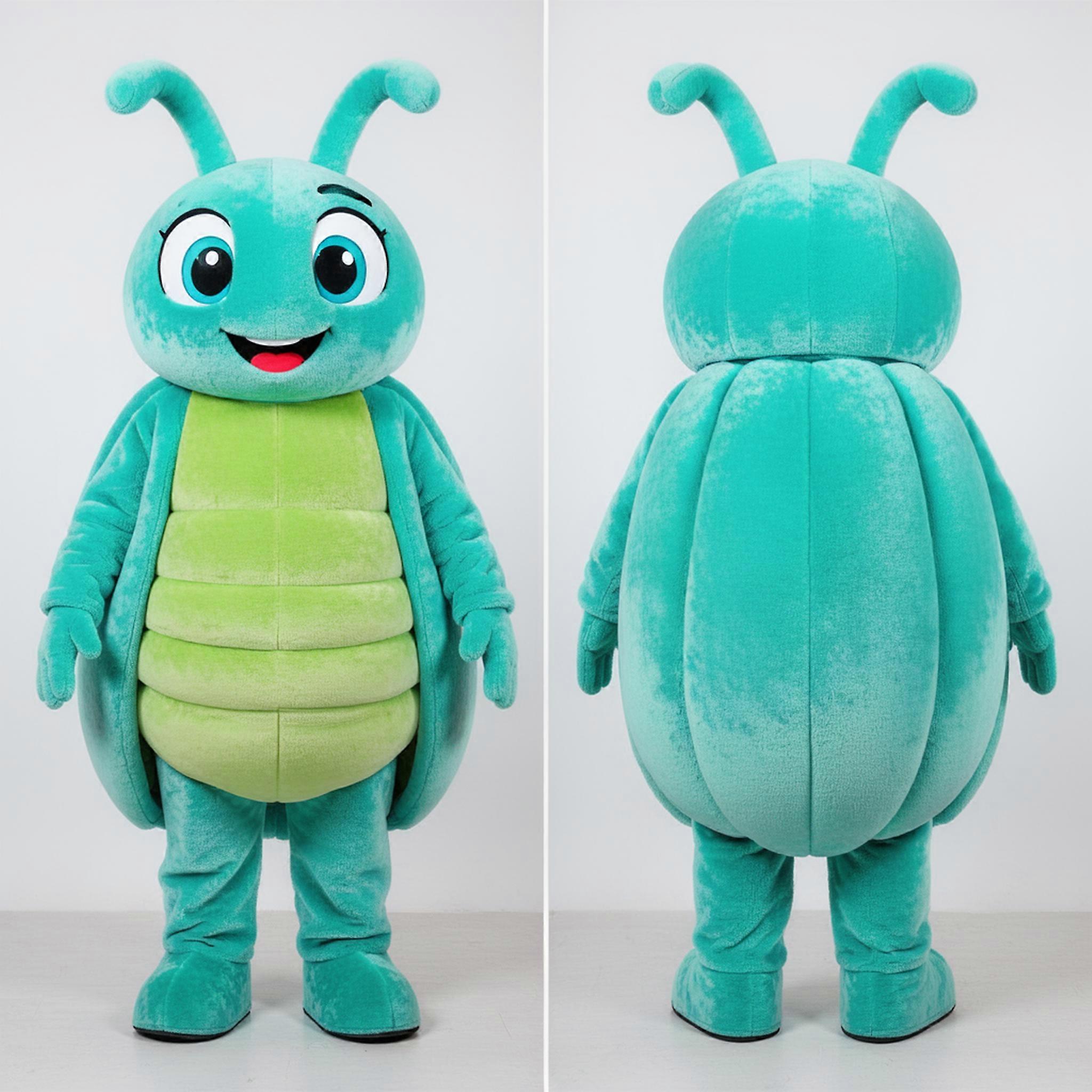 MASTICOT Turquoise Velvety Beet Mascot