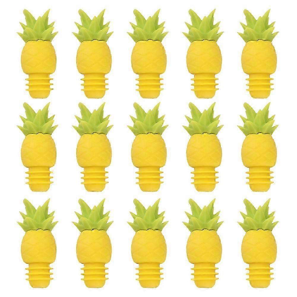 Pineapple Silicone Bottle Stopper, Reusable 26-27