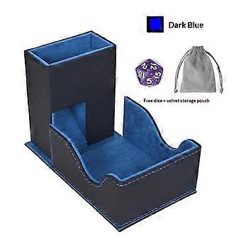 Portable Foldable Dice Roller Tower With Bag Pu Leather Dice Tray Convenient Special Design Dice Tower For Rpg Table Top Gaming