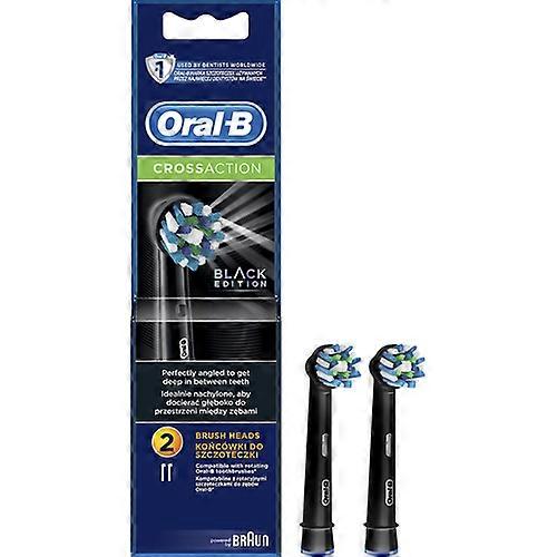 Cross Action EB50 Black - Replacement brush heads 2 pcs