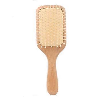 Brosse plate en bois à larges espaces