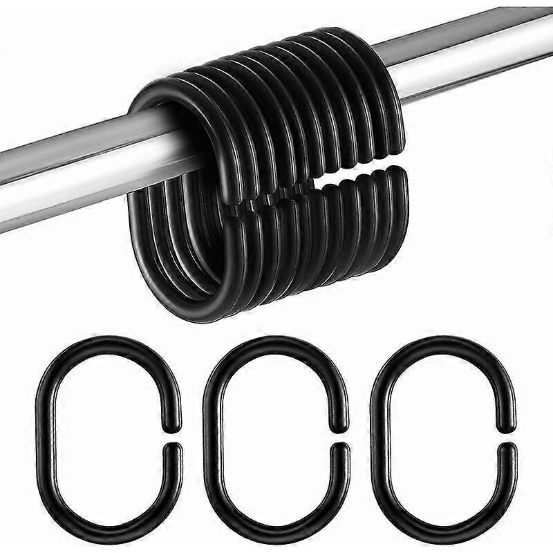 Practical C-Shaped Silicone Shower Hooks