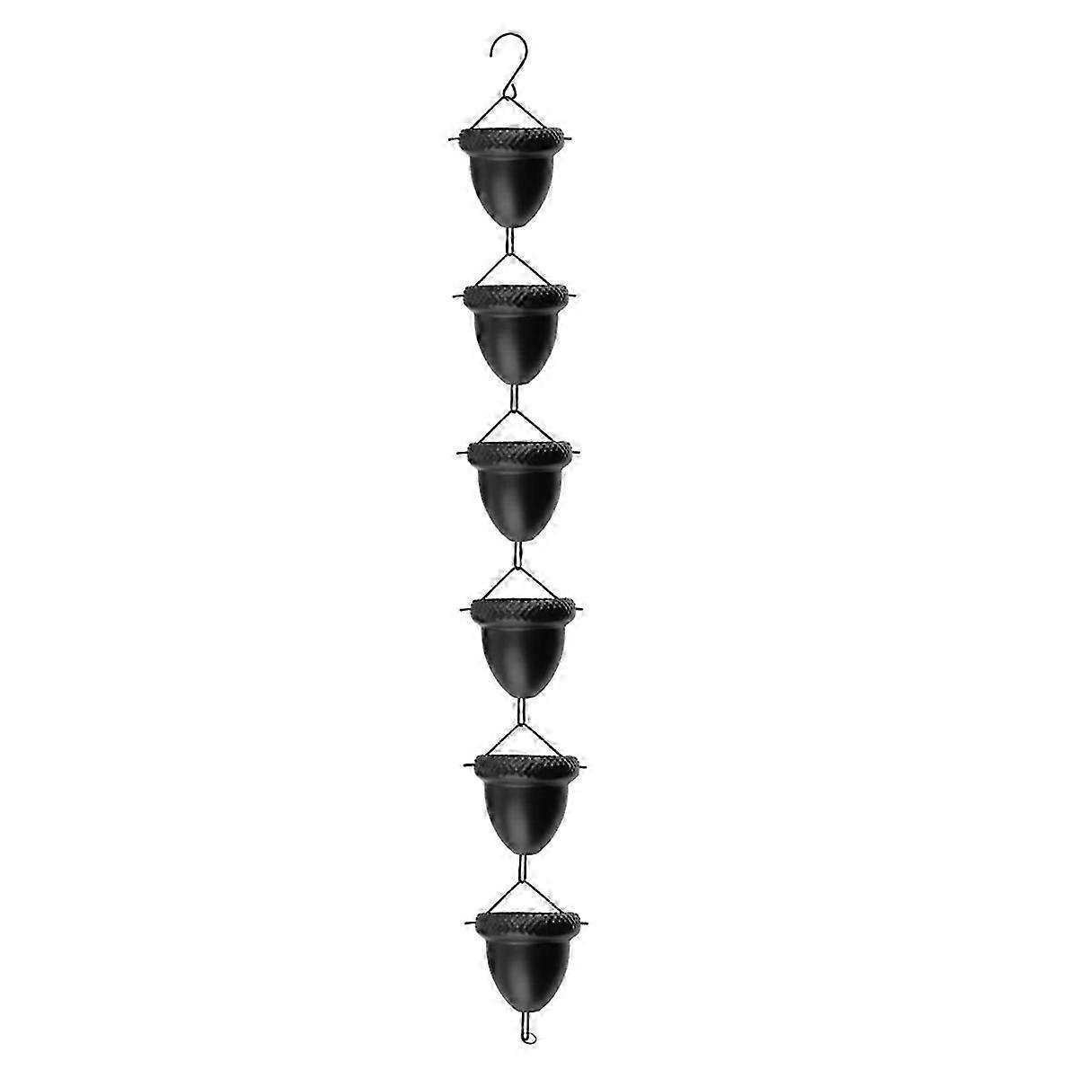 Iron gutter chains for drainage - decorative outdoor accessory