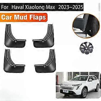 4 PCS Car Mudguards compatible with Haval Xiaolong Max 2023 2024 2025 Anti-splash Mud Flaps Splash Guard Front Rear Fenders Car Accessories