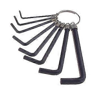 8Pcs Hex-L Wrench Bicycle Hex Wrench Hex Park Tool Metric Folding Hex Wrench Set Bicycle Repair Set