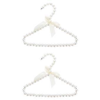 Dog Hangers Household Use for Pet Clothes 2Pcs White Material