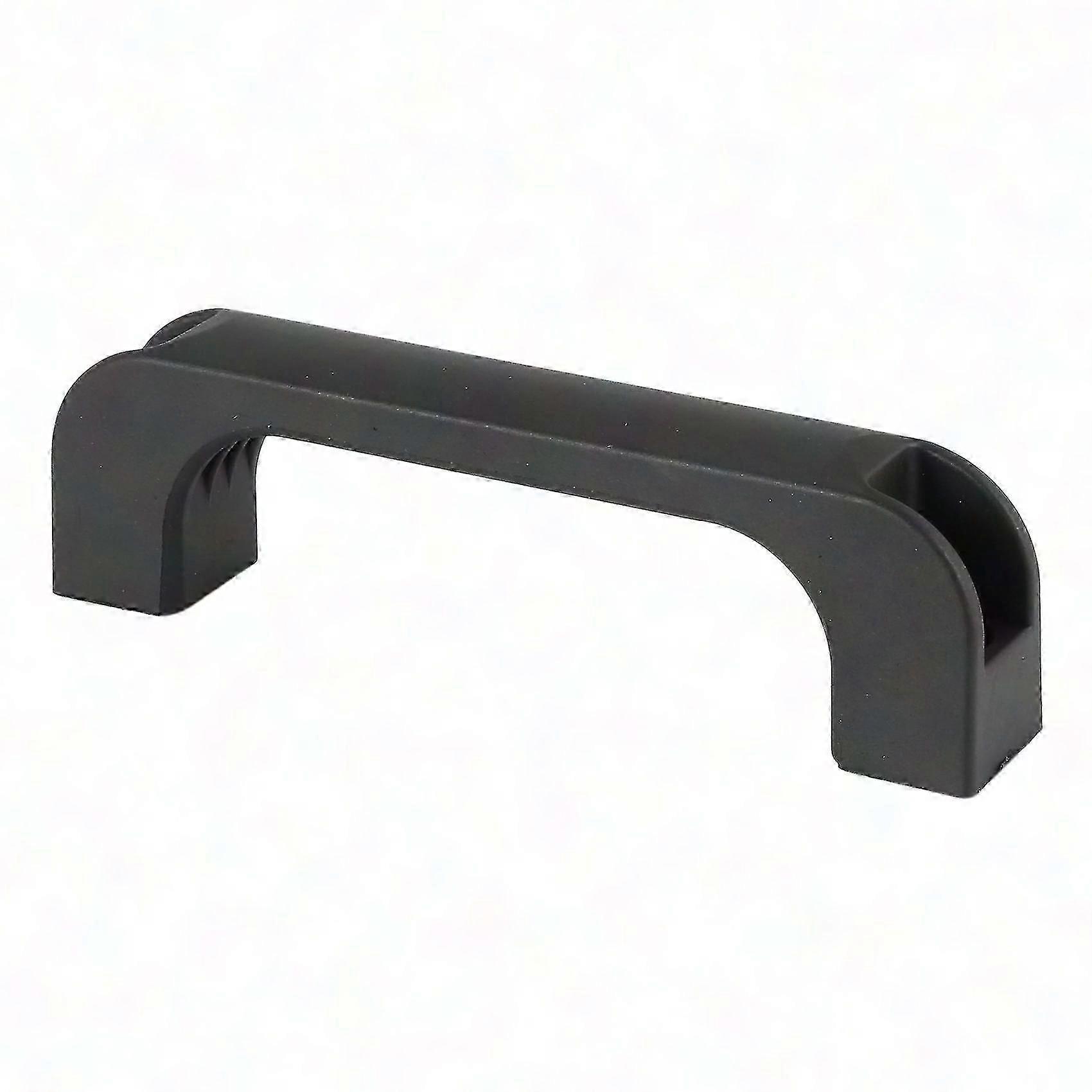 5.2" Black Rectangular Cabinet Door Handle