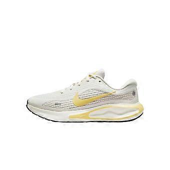 Nike Journey Run slijtvaste lage trainingshardloopschoenen voor dames, zilvergeel FJ7765-112